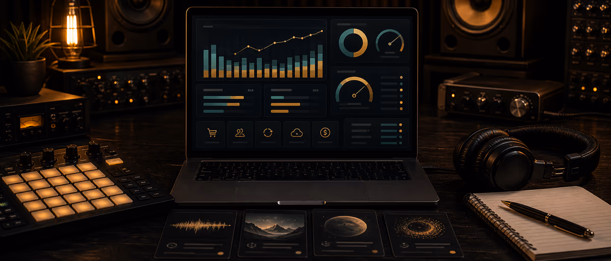 Sample Label Profit Dashboard
