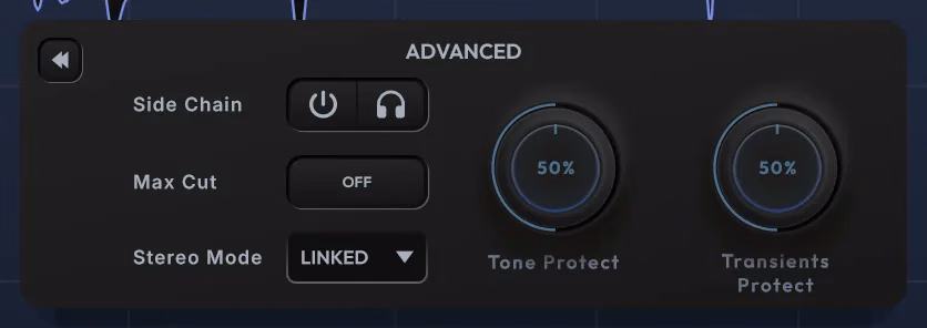 Quance advanced controls panel