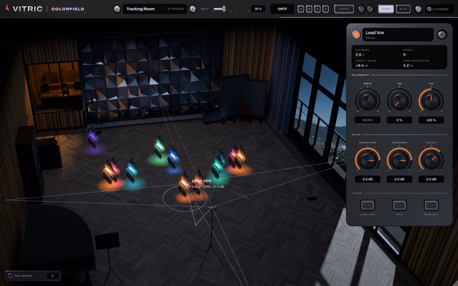 Colorfield Mix Stage visual room interface