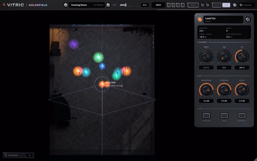 Colorfield Mix Stage top-down plan view