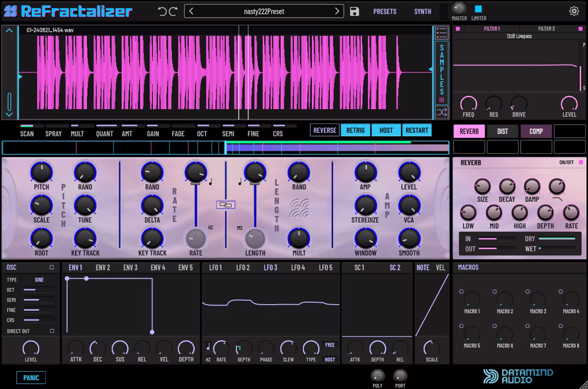 Datamind Audio Refractalizer Plugin Review: Microsound Reimagined