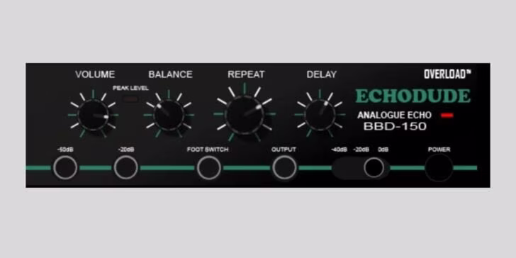 Echodude BBD-150 free delay plugin 2026 by Overload