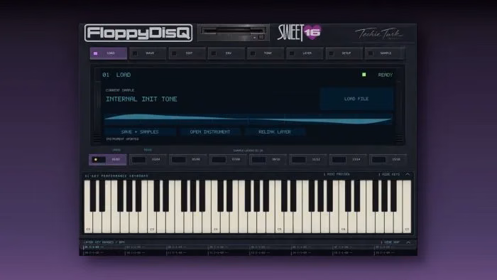 Techie Turk FloppyDisQ sampler interface