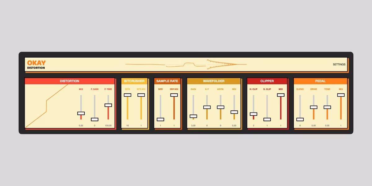 Free Distortion Plugin 2026: Okay Distortion by Okay Synthesizer