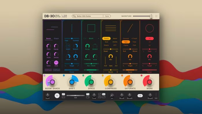 Free Drum Multi-FX Plugin 2026 — XLN Audio DB-30 Drum Butter
