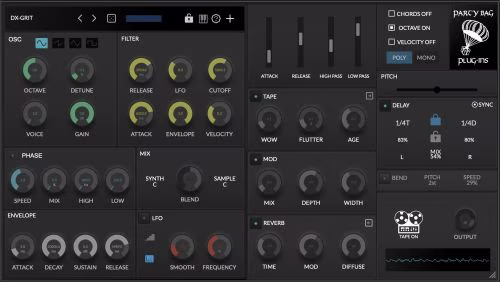 Free Hybrid Synth Plugin 2026: Reel-Synth by Party Bag Plug-Ins