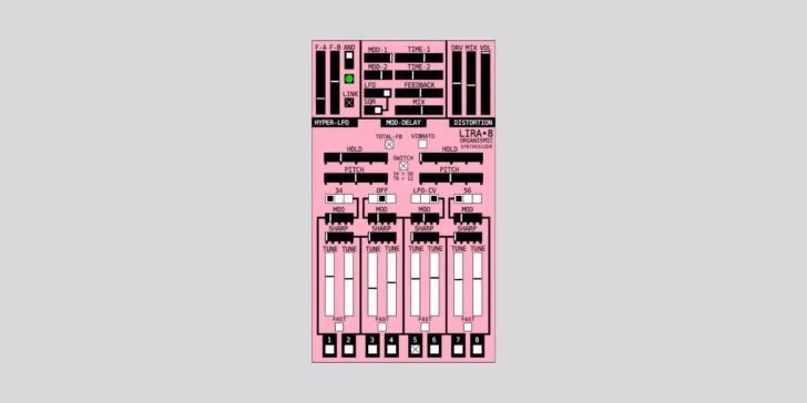 LIRA•8 experimental Lyra-8 emulation synth banner