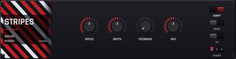 Free Phaser Plugin 2026: Stripes Phaser by Warmth.dev