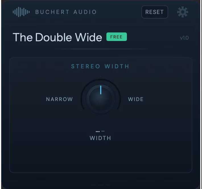 Free Stereo Width Plugin 2026 — The Double Wide by Buchert Audio