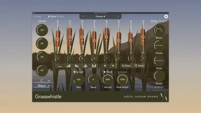 Grasswhistle: Free Arpeggiator Plugin by Aqeel Aadam Sound