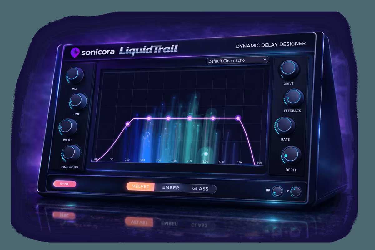 LiquidTrail free delay plugin 2026 — Sonicora Mac download