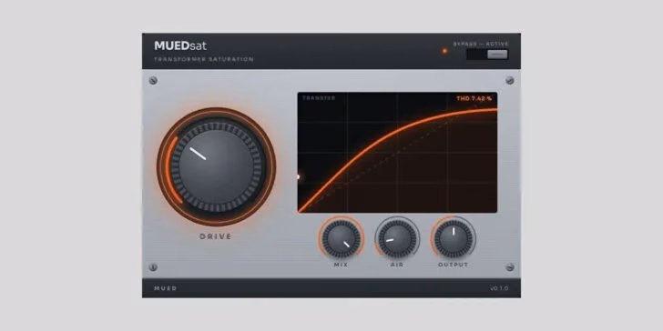 MUEDsat and MUEDlim: Free Mastering Plugins by MUEDsp