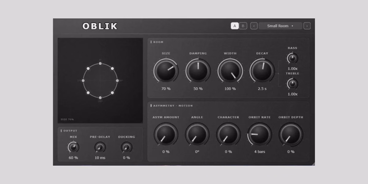 Oblik Audio Oblik plugin interface