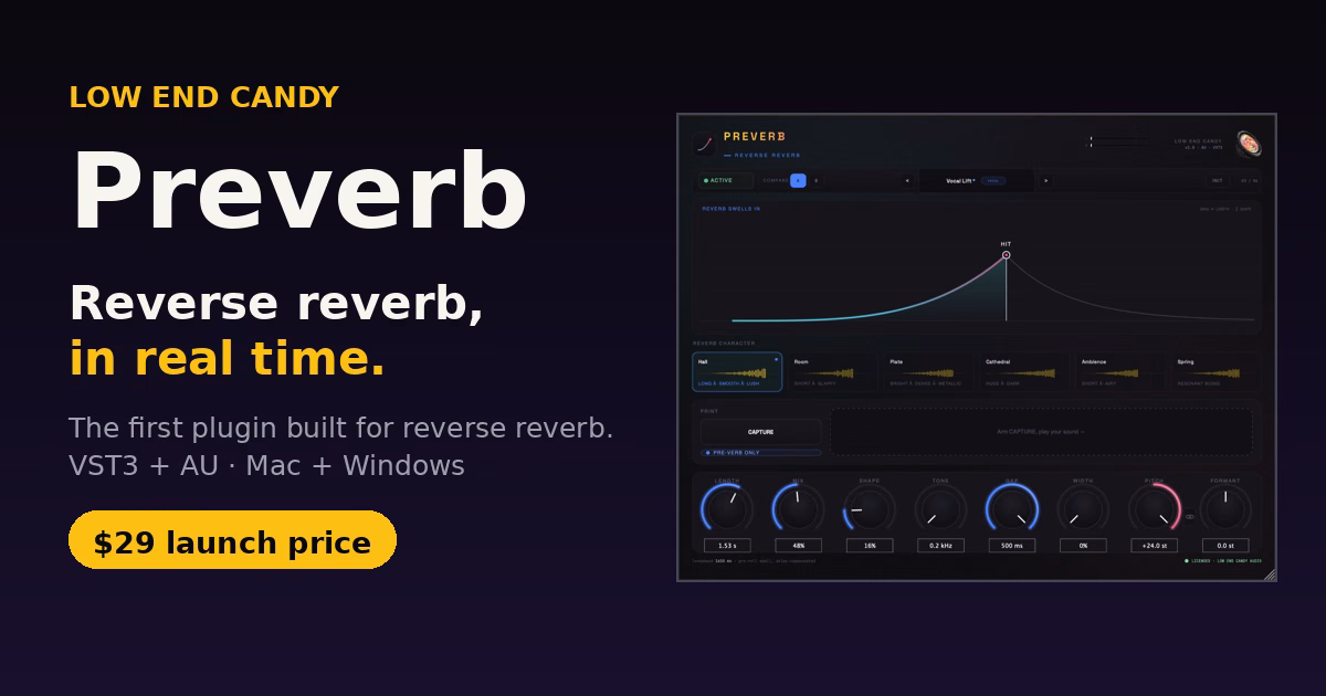 Preduck: Free Lookahead Ducker Plugin by Low End Candy