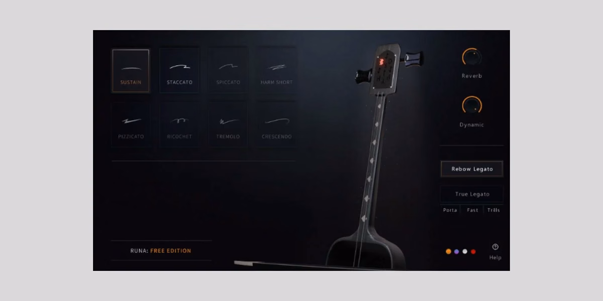 Runa: Free Edition Ancient Stringed Instrument for Kontakt Player