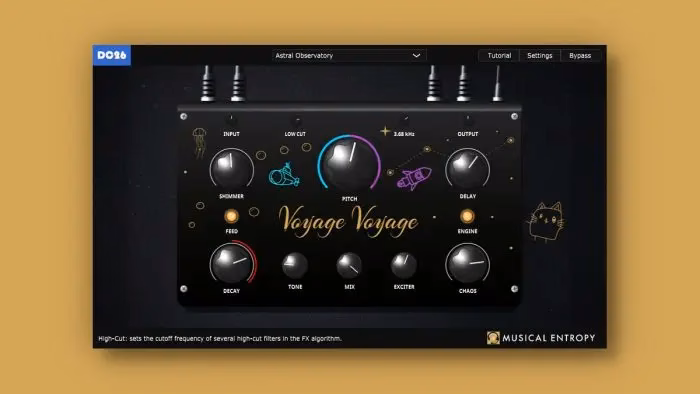 Voyage Voyage: Free Shimmer Reverb Plugin by Musical Entropy
