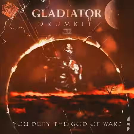 092KJ x Dalofly x ZerokBeats Gladiator (Drum Kit) [WAV, MiDi, DAW Presets] - Sample Pack Artwork