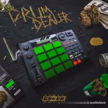 2DEEP Drum Dealer Green Edition [WAV] - Sample Pack Artwork