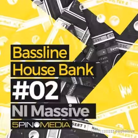 5Pin Media Bassline House NI Massive [WAV, MiDi, Synth Presets] - Sample Pack Artwork