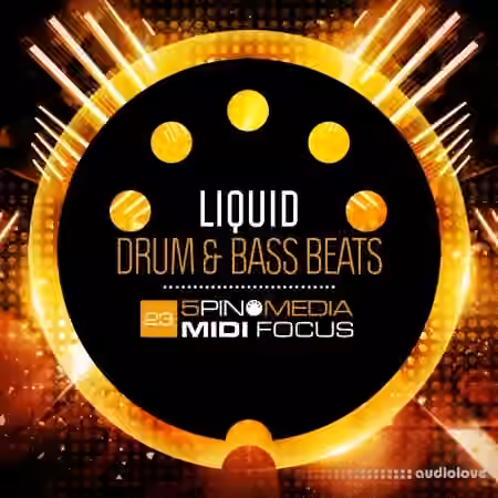 5Pin Media MIDI Focus Liquid Drum and Bass Beats [MULTiFORMAT] - Sample Pack Artwork