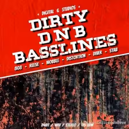 6Blocc Dirty DNB Basslines [WAV] - Sample Pack Artwork