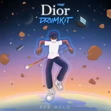 808 Melo Dior Drum Kit [WAV] - Sample Pack Artwork