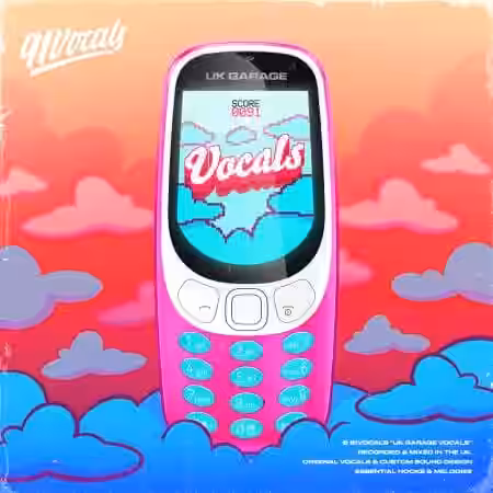 91Vocals UK Garage Vocals [WAV] - Sample Pack Artwork