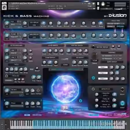 A-lusion & Lussive Audio The Kick & Bass Machine by A-lusion [KONTAKT] - Sample Pack Artwork