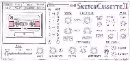 Aberrant DSP SketchCassette II v2.1 RETAiL [WiN, MacOSX] - Sample Pack Artwork