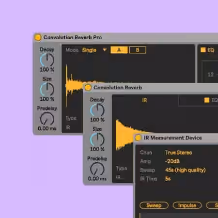 Ableton Convolution Reverb v1.6 [Max for Live, Ableton Live] - Sample Pack Artwork