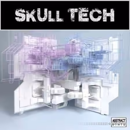 Abstract State Skull Tech [WAV] - Sample Pack Artwork