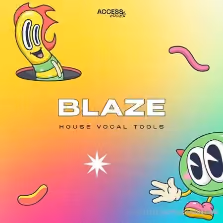 Access Vocals Blaze: House Vocal Tools [WAV, MiDi] - Sample Pack Artwork