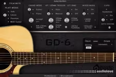 Acousticsamples GD-6 Acoustic Guitar [Falcon] - Sample Pack Artwork