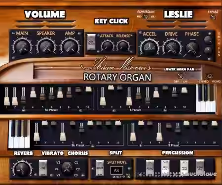Adam Monroe Music Rotary Organ v2.5 [WiN, MacOSX] - Sample Pack Artwork