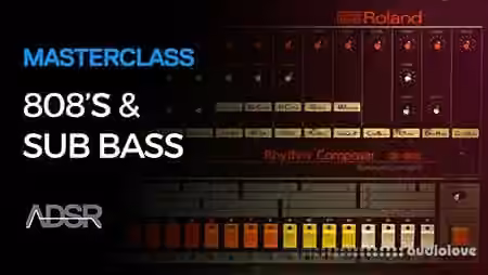 ADSR Sounds 808 and Sub Bass Masterclass [TUTORiAL] - Sample Pack Artwork