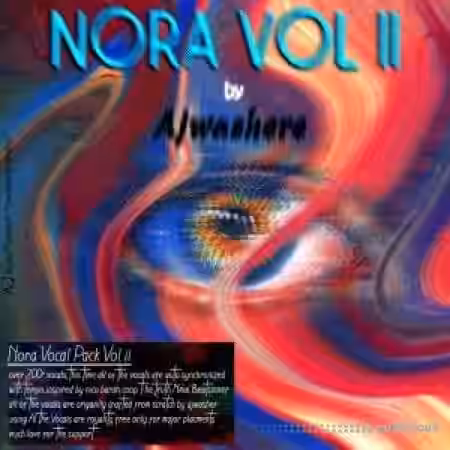 AJWashere Nora Vol.2 (Vocal Pack) [WAV] - Sample Pack Artwork