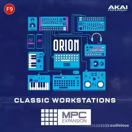 AKAI F9 Instruments F9 Orion Classic Workstations [MPC] - Sample Pack Artwork
