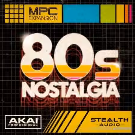 Akai MPC Expansion 80s Nostalgia [MPC] - Sample Pack Artwork