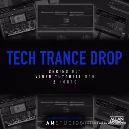 Allan Morrow Tech Trance Drop [TUTORiAL] - Sample Pack Artwork