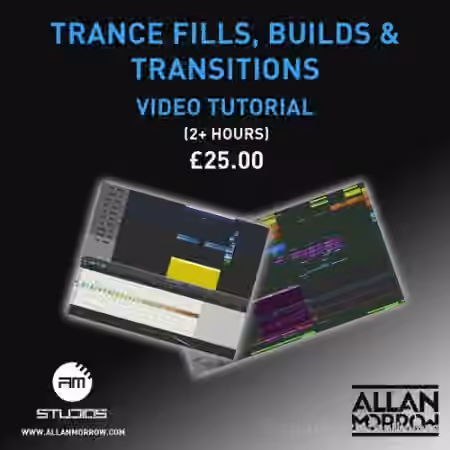 Allan Morrow Trance Fills Builds and Transitions [TUTORiAL] - Sample Pack Artwork