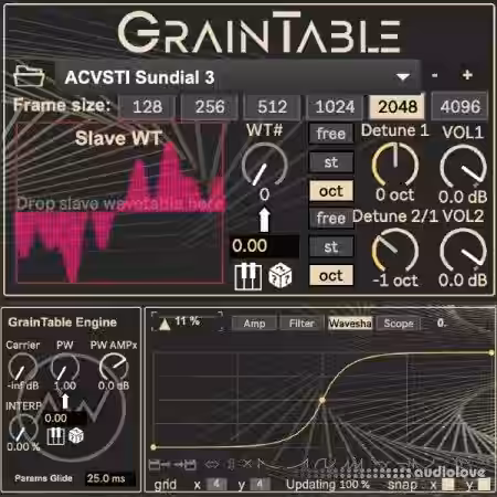 Altar of Wisdom GrainTable [M4L] Virus Grain Mode Recreation [Synth Presets] - Sample Pack Artwork