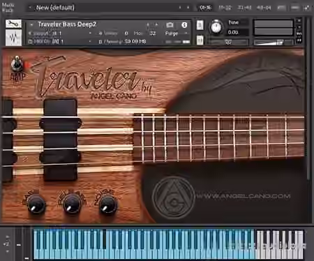 Angel Cano Traveler Bass v1.12 [KONTAKT] - Sample Pack Artwork