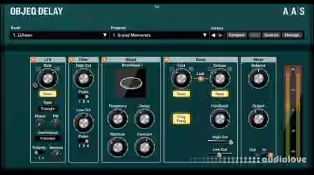 Applied Acoustics Systems Objeq Delay v1.3.3 [MacOSX] - Sample Pack Artwork