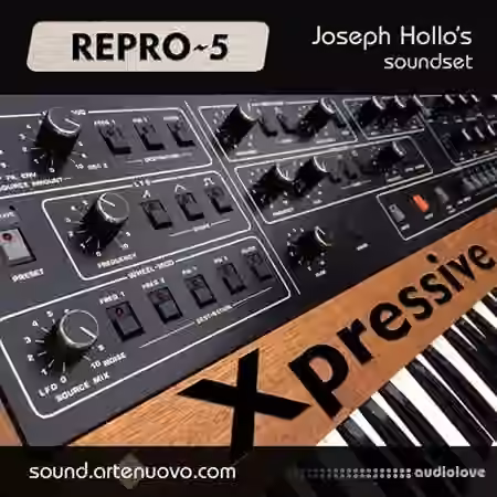 Arte Nuovo Xpressive for REPRO-5 [Synth Presets] - Sample Pack Artwork