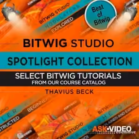 Ask Video Bitwig Studio 100 Bitwig Spotlight Collection [TUTORiAL] - Sample Pack Artwork