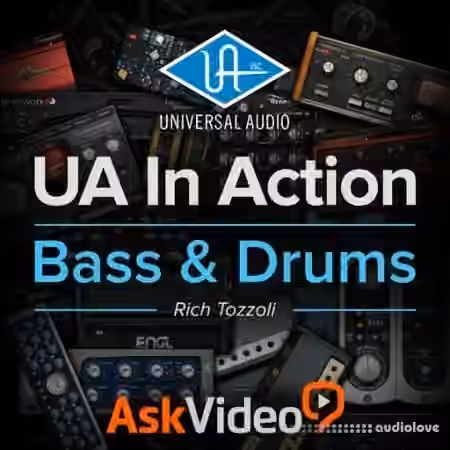 Ask Video Universal Audio 101 UA In Action Bass and Drums [TUTORiAL] - Sample Pack Artwork