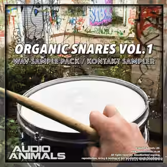 Audio Animals Organic Snares Vol 1 [KONTAKT]