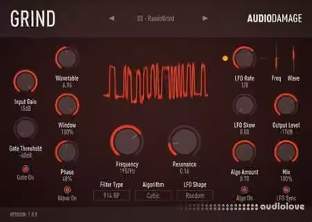 Audio Damage AD035 Grind v1.1 [WiN, MacOSX] - Sample Pack Artwork