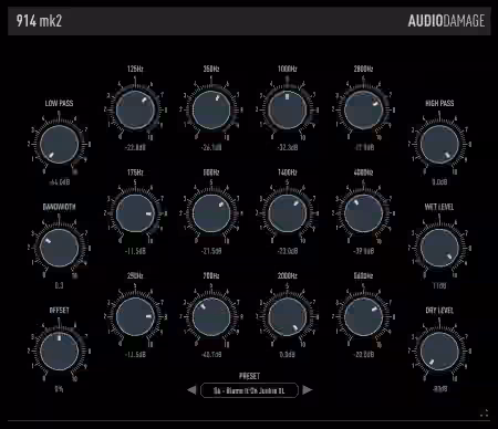 Audio Damage AD041 914 Mk 2 Fixed Filter Bank v2.1.0 RETAiL [WiN, MacOSX, LiNUX] - Sample Pack Artwork