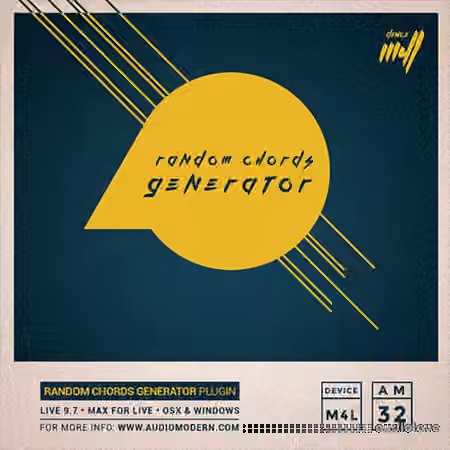 Audiomodern Random Chords Generator Pro [Max for Live] - Sample Pack Artwork